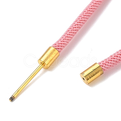 Adjustable Nylon Cord Necklace Making KK-CBACFA2-02G-27-1