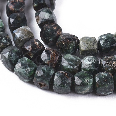 Natural Seraphinite Beads Strands G-L537-014-1