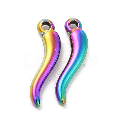 Ion Plating(IP) 304 Stainless Steel Pendants STAS-B032-05MC-1