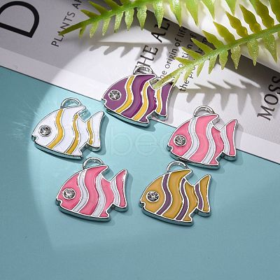 Alloy Enamel Pendants X-ENAM-P152-M-1