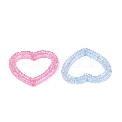 Luminous UV Plating Opaque Acrylic Beads OACR-Q204-27-1