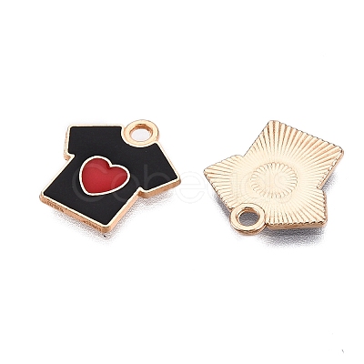 Alloy Enamel Pendants ENAM-S121-088C-1