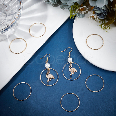 20Pcs Brass Linking Rings KK-BBC0012-15-1