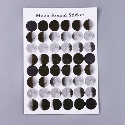 Polka Dot Pattern Decorative Labels Stickers DIY-L037-A01-1