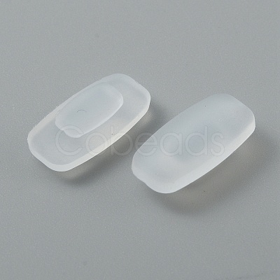 Silicone Eyeglass Nose Pads SIL-WH0014-09B-1