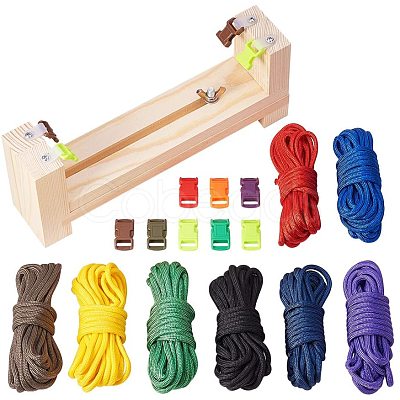 Rock Climbing Rope Knitted Tool Sets DIY-PH0008-01-WH-1