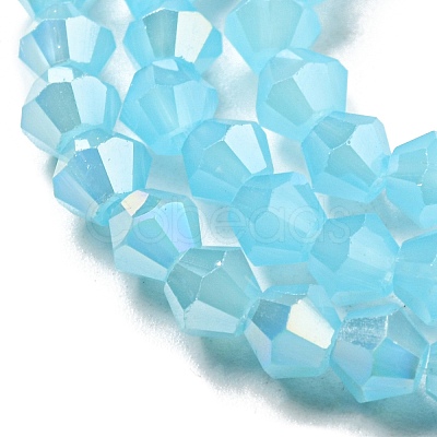 Imitation Jade Electroplate Glass Beads Strands LS-GLAA-F029-J4mm-A03-1
