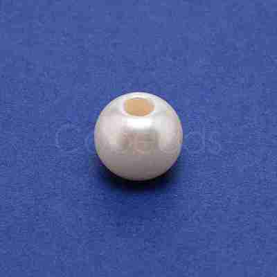 ABS Plastic Imitation Pearl Beads KY-WH0097-05F-1