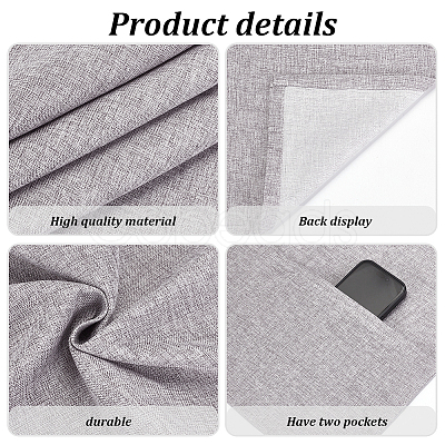 Fibre Sofa Armrest Cover AJEW-WH0475-62-1