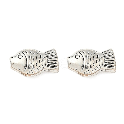 Tibetan Style Alloy Beads TIBEB-L008-01E-AS-1