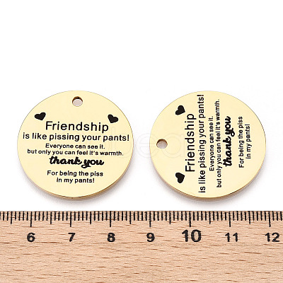 201 Stainless Steel Pendants LS-STAS-T064-37G-15-1