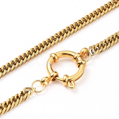 304 Stainless Steel Diamond Cut Chunky Curb Chains NJEW-JN03213-1