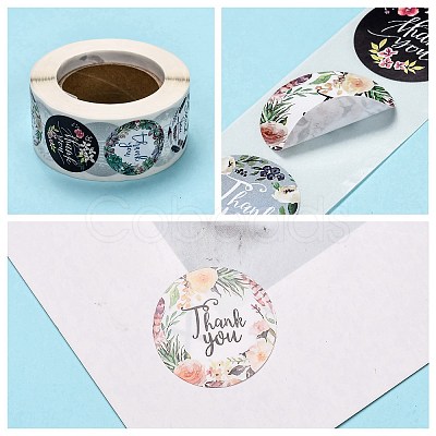 1 Inch Thank You Stickers X1-DIY-G013-A13-1