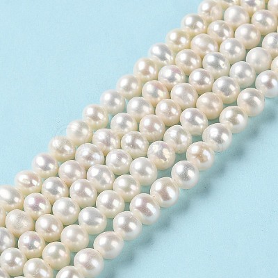 Natural Cultured Freshwater Pearl Beads Strands PEAR-E018-99-1