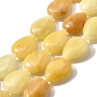 Natural Topaz Jade Beads Strands G-P561-B04-01-1
