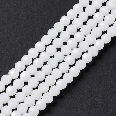 Imitation Jade Glass Beads Strands EGLA-J042-4mm-30-1
