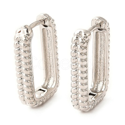 Brass Hoop Earrings X-EJEW-F273-02A-P-1
