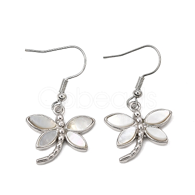 Rack Plating Brass Dangle Earrings for Women KK-CBA69D1-01P-02-1