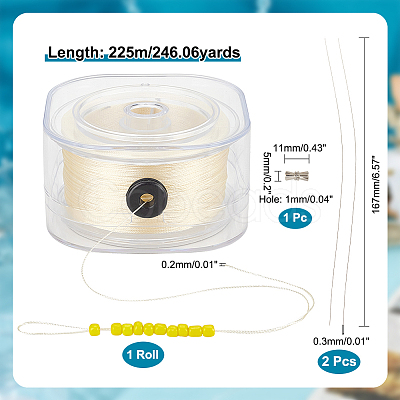 Polyester Cords OCOR-WH0067-88A-01-1