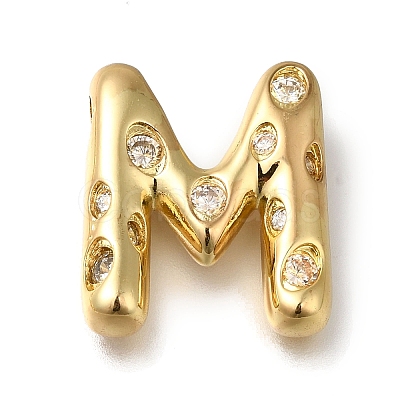 Brass with Cubic Zirconia Pendants KK-Q818-03M-G-1