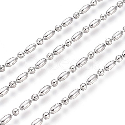 Non-Tarnish 304 Stainless Steel Ball Chains CHS-L024-023D-1