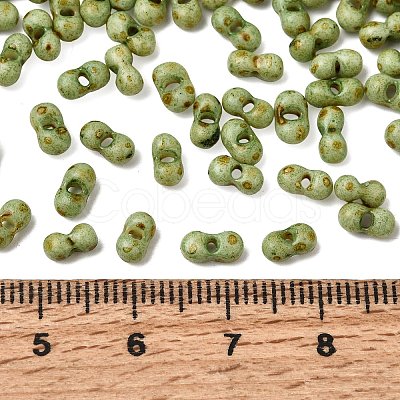 Opaque Glass Beads GL-CBA31A4-02E-1