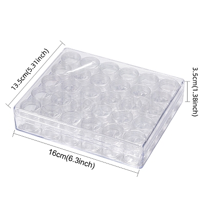 Clear Bead Organizer Storage Case C004Y-1