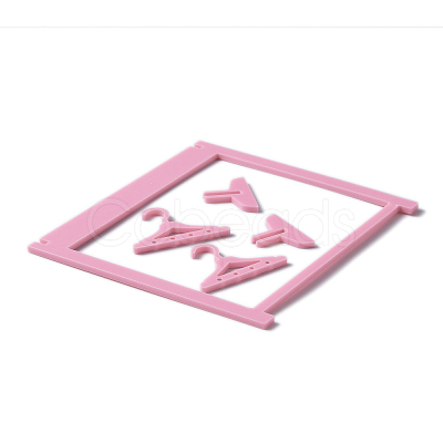 Acrylic Earring Stands Set EDIS-WH0006-39D-1