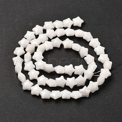 Natural White Jade Beads Strands G-Z080-A23-8mm-1