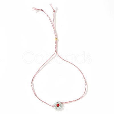 Flower Resin Beaded Slider Bracelets for Women SL9741-5-1