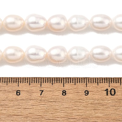 Natural Cultured Freshwater Pearl Beads Strands PEAR-I007-01F-06A-1