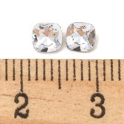 Glass Rhinestone Cabochons RGLA-L029-14B-283-1