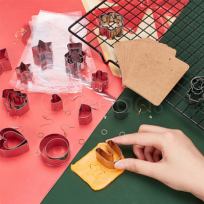 DIY Christmas Earring Making Finding Kit DIY-WH0387-96-1
