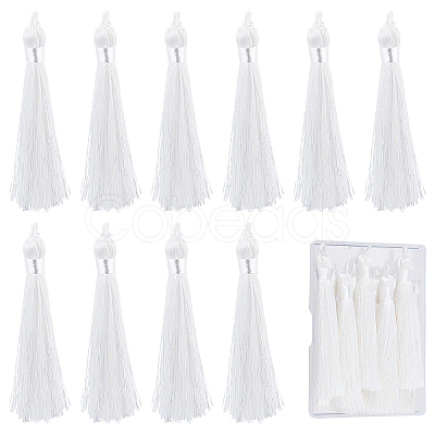 10Pcs Nylon Tassels Big Pendant Decorations FIND-SC0003-38D-1