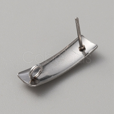 304 Stainless Steel Stud Earring STAS-WH0017-030P-1