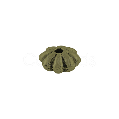 Tibetan Style Alloy Flower Spacer Beads TIBEB-0885-AB-FF-1