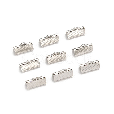 Iron Ribbon Crimp Ends E005Y-NF-1