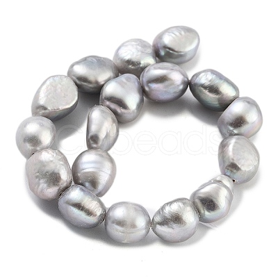Dyed Natural Cultured Freshwater Pearl Beads Strands PEAR-P062-30C-1