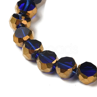 Electroplate Glass Beads Strands EGLA-P061-01B-01-1