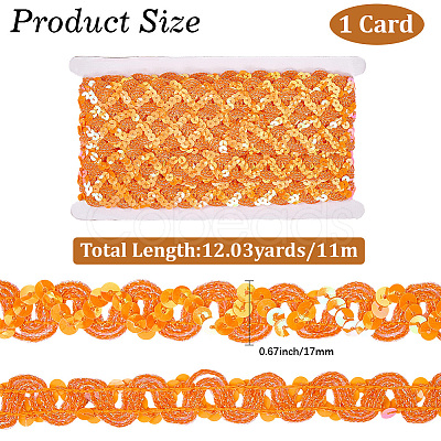 Polyester Paillette Beads OCOR-WH20004-06G-1