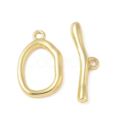 Brass Toggle Clasps KK-CBAFC6C-07F-G-1