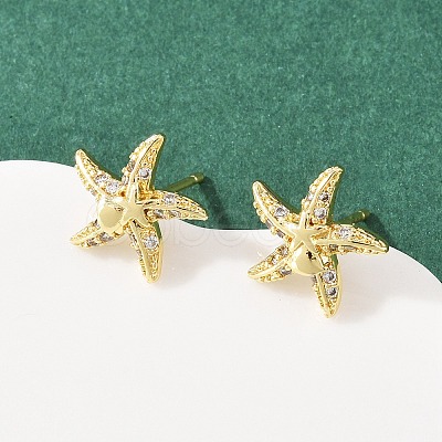 Brass Micro Pave Cubic Zirconia Pendant & Stud Earrings Sets for Women SJEW-F227-01J-G-1