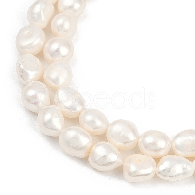 Natural Cultured Freshwater Pearl Beads Strands PEAR-P064-20L-05A-1