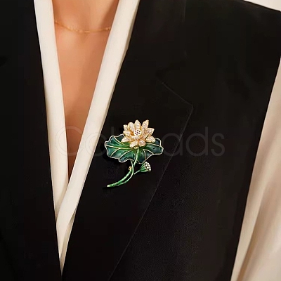 Lotus Enamel Pin PW-WGD1C40-01-1