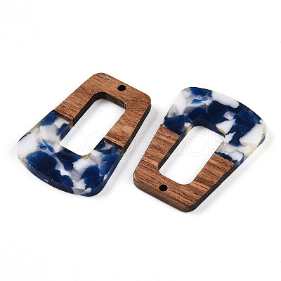 Resin and Walnut Pendants FIND-R051-02C-1