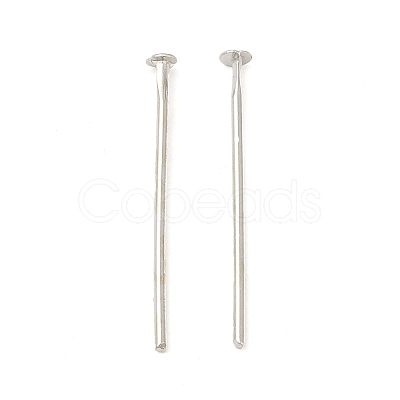 Brass Flat Head Pins X-KK-H446-02P-1