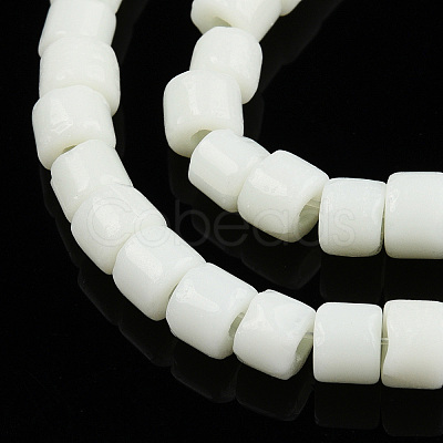 Opaque Solid Glass Bead Strands X-GLAA-N047-09-F01-1