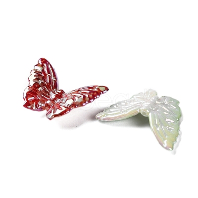 Opaque UV Plating Acrylic Beads PACR-D288-17-1