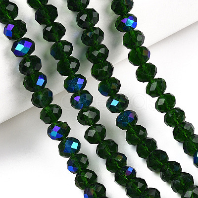 Electroplate Glass Beads Strands EGLA-A034-T2mm-L27-1