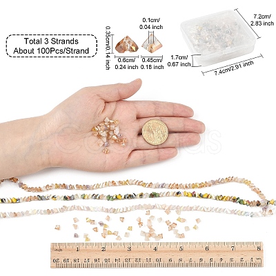 3 Strands 3 Colors Electroplate Glass Beads Strands EGLA-YW0005-06A-1